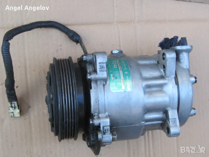 Компресор климатик Sanden SD7V12, за Peugeot 106 206 306 Partner Citroen Xsara Picasso Berlingo, снимка 1