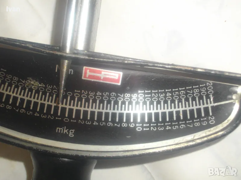 НОВ 0-200 Nm и 0-20 Mkg HP РЪЧЕН МАНОСКОП СТРЕЛКОВИ ДИНАМОМЕТРИЧЕН КЛЮЧ старо качество висок клас , снимка 1