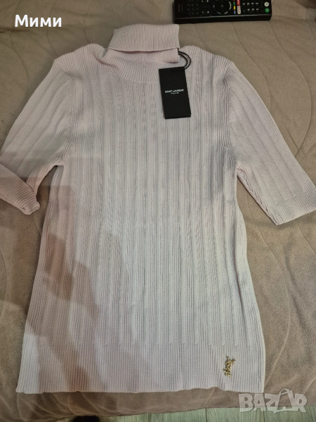 Дамска блуза поло с къс ръкав , снимка 1