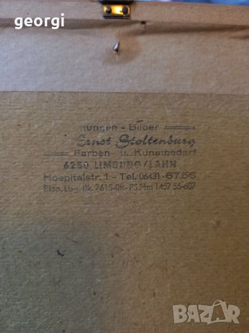 Литография ретро автомобил Benz 1885, снимка 6 - Колекции - 38767322