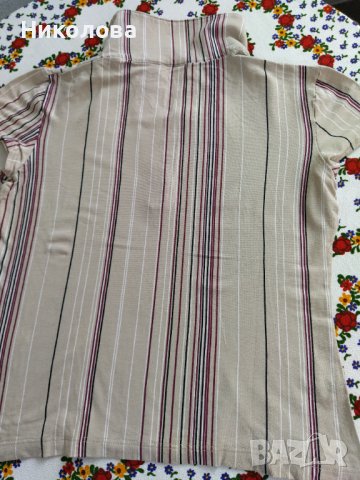 Памучна блуза с къс ръкав., снимка 3 - Тениски - 41230175