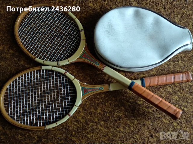 Предлагам на колекционерите на тенис пособия /комплект/ от две тенис ракети с калъф