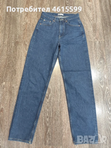 дънки с висока талия, снимка 2 - Дънки - 53608455