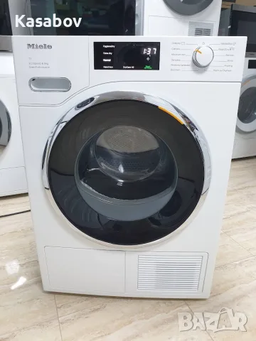 UK - Wi-Fi - Miele T1 EcoSpeed Green Performance Сушилня с Термопомпа и Аларма Миеле, снимка 6 - Сушилни - 55996329