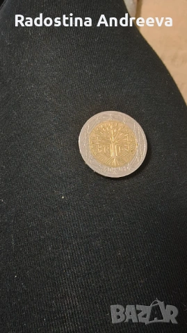 Монета  2 евро 