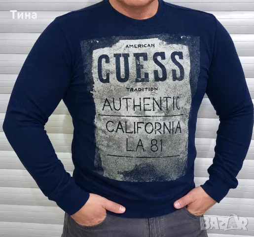 Мъжки блузи  GUESS , снимка 3 - Блузи - 27555146