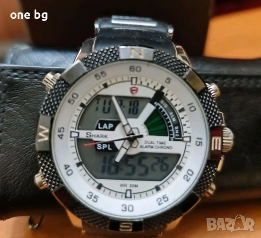 Оригинален японски часовник Shark , снимка 3 - Мъжки - 53775473