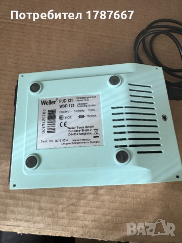 Продавам запояваща станция Weller WSD 121, снимка 3 - Поялници и запояване - 52236220