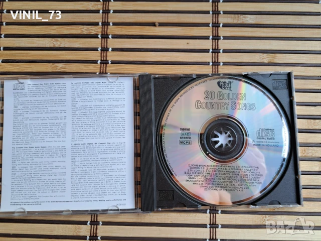  20 Golden Country Songs, снимка 2 - CD дискове - 50856508