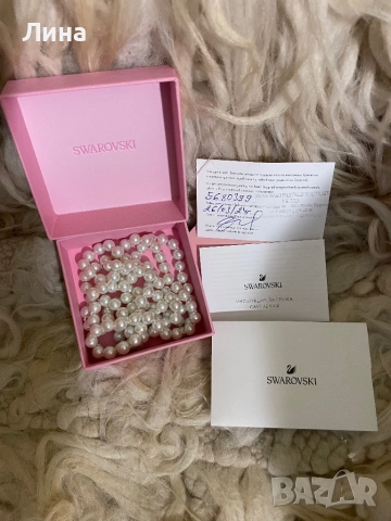 Перлена огърлица Swarowski