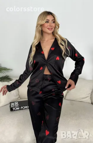 Дамска пижама Hearts, снимка 2 - Пижами - 47776527