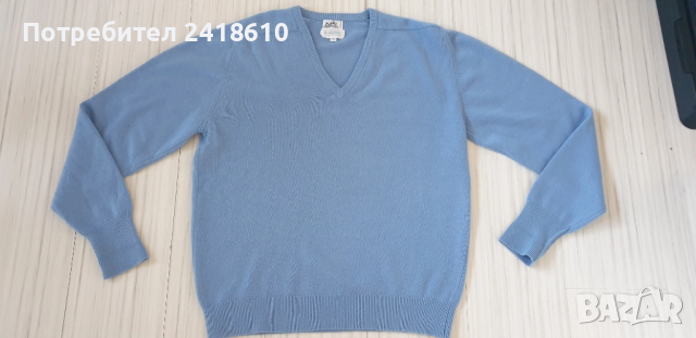 Hermes Paris 100% Cashmere Knit V - Neck Mens Size 56 - XL / 2XL ОРИГИНАЛ! Мъжки кашмирен Пуловер!, снимка 7 - Пуловери - 52257957