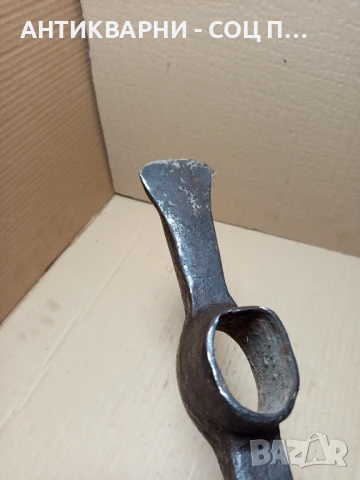 Соц Стара Ръчно Кована Киркобрадва Тегло 1.800кг., снимка 7 - Антикварни и старинни предмети - 51370728