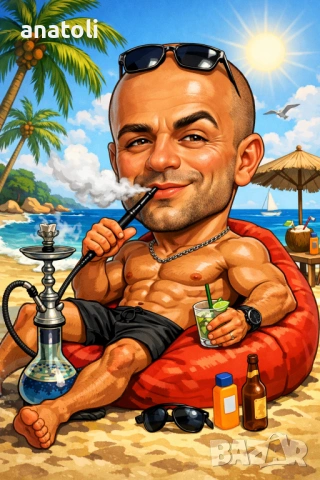 Карикатура, снимка 4 - Картини - 53412695