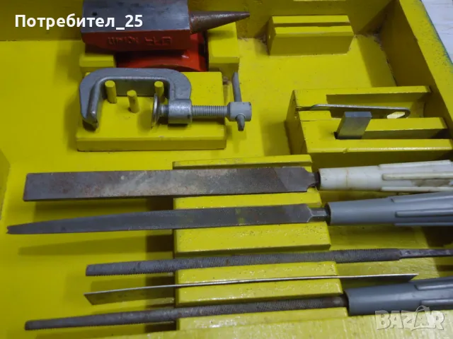 Ретро комплект шлосерски инструменти (млад техник), снимка 6 - Антикварни и старинни предмети - 48836734