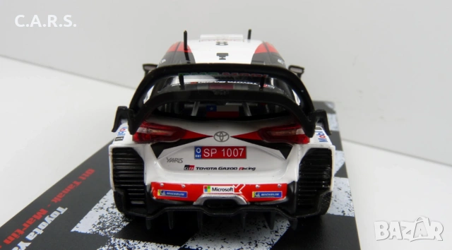 Метална количка Toyota Yaris WRC - Мащаб 1:43, снимка 5 - Колекции - 53381408