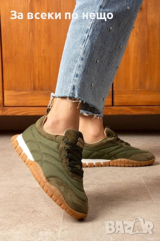 Miu Miu Дамски Маратонки👟Дамски Спортни Маратонки Миу Миу - Налични Различни Цветове Код E799, снимка 2 - Маратонки - 51476825