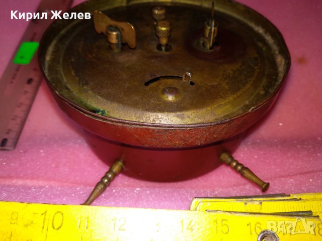 FOREIGN Стар АНГЛИЙСКИ КОЛЕКЦИОНЕРСКИ МЕХАНИЧЕН БУДИЛНИК РЕТРО МОДЕЛ 43632, снимка 17 - Антикварни и старинни предмети - 44465951