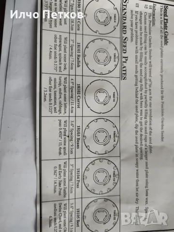 Ръчни сеялки - Vevor - универсални! 6 бр. изсяващи дискове!, снимка 6 - Градинска техника - 37594939