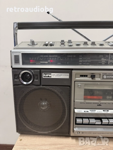 🔈Радиокасетофон HITACHI TRK-8190 E - Boombox - профилактиран🔈, снимка 2 - Радиокасетофони, транзистори - 56074905