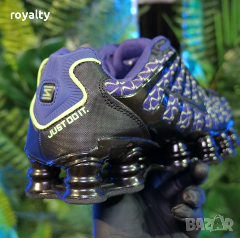 Дамски маратонки Nike Shox TL Black and Blue, снимка 2 - Маратонки - 51636595