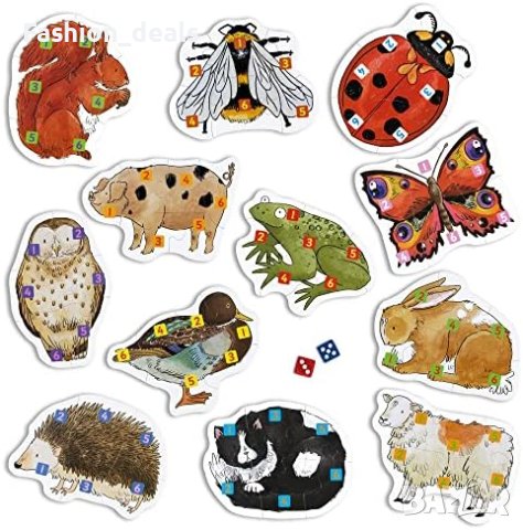 Нов Комплект Настолни Игри за деца 5-8год./4 вида игри Животински, снимка 5 - Други - 41393816