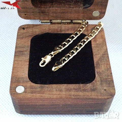 Синджир с 14К златно покритие 254580, снимка 2 - Колиета, медальони, синджири - 53268351