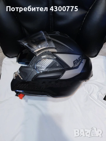 Модулна каска Shark EVO GT Encke Matt Black Anthracite, снимка 8 - Аксесоари и консумативи - 53080556