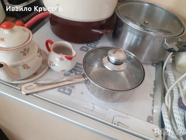 Продавам неръждаема тенджера с двойно дъно , снимка 4 - Съдове за готвене - 53518860