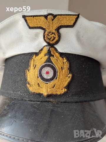 WW2-Немска шапка на младши офицер(кригс марине), снимка 2 - Антикварни и старинни предмети - 52521530