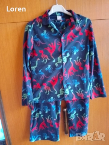 Нова!Детска пижама с динозаври