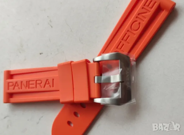 Силиконова кайшка ПАНЕРАЙ PANERAI 24мм, снимка 4 - Каишки за часовници - 49314568
