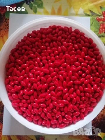 Продавам чешки стъклени мъниста Jablonex . Подходящи за мартеници., снимка 5 - Други - 53557542