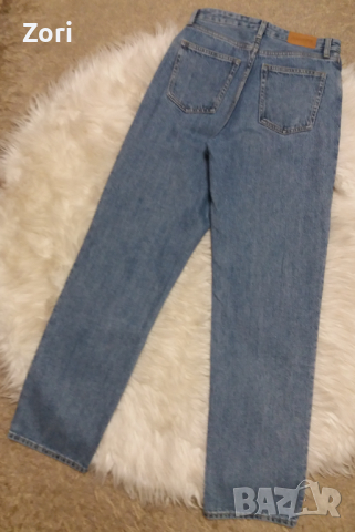 СТРАХОТНИ светлосини дънки с широк крачол, снимка 3 - Дънки - 44925968