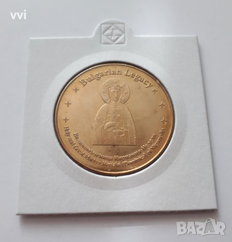 Монета (Плакет) Св. мъченица Неделя - Кириакия, снимка 1 - Колекции - 40650562