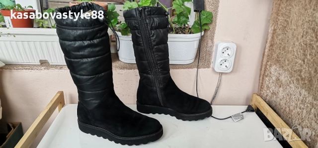 Ботуши Hogl Gore-tex 37н.Естествен велур , снимка 2 - Дамски ботуши - 52877222