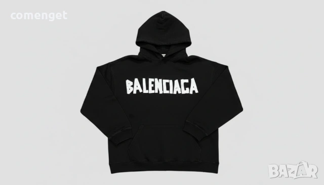 NEW! Hoodie суитчъри с BALENCIAGA принт! 8 ЦВЯТА. Или с ТВОЯ идея!, снимка 2 - Суичъри - 53652084