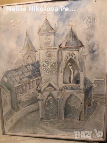 КАРТИНА МАСЛО НА ВАЛЕНТИН ЯНЕВ , снимка 2 - Картини - 35714921