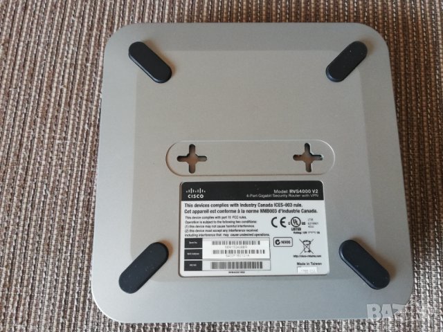 Cisco RVS4000 4port Gigabit Security Router with VPN, снимка 3 - Рутери - 38925804