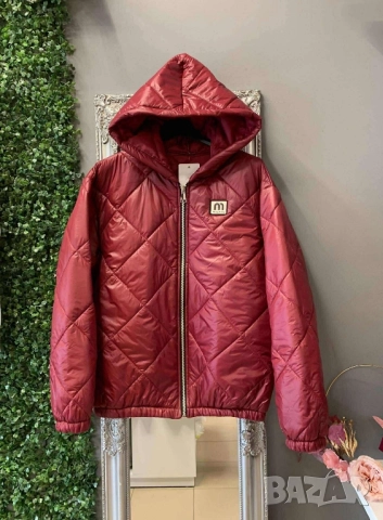 🍁Олекотено преходно яке с качулка, снимка 2 - Якета - 52018964