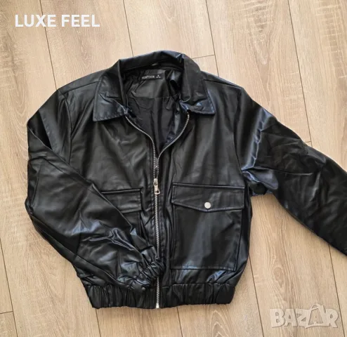 ✨ Дамско Кожено Яке ✨XL р , снимка 2 - Якета - 56157367