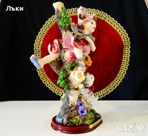 Порцеланова статуетка момиче,куче,VH Collection. , снимка 2 - Статуетки - 51571458