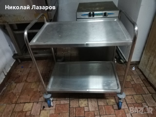 Количка за сервиране , снимка 3 - Обзавеждане за заведение - 40161723