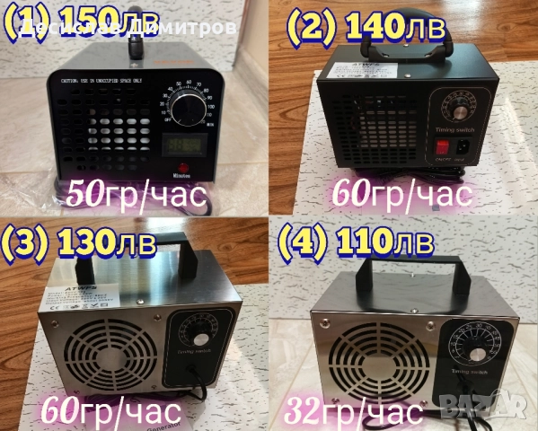 Озонатор, озон генератор 32 и 60гр.