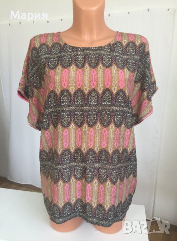 С / М Нова Дамска Блуза от 30% Коприна и 70% Памук Джули Фагерхолт Julie Fagerholt