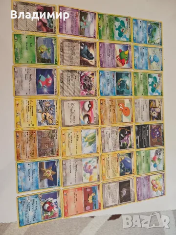 110 Pokemon карти + кутия, снимка 4 - Карти за игра - 55986107