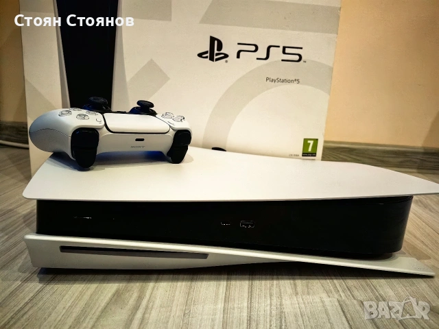 Продавам PS5 (Playstation 5) + 1бр. контролер и оригинална кутия, снимка 2 - PlayStation конзоли - 53565875