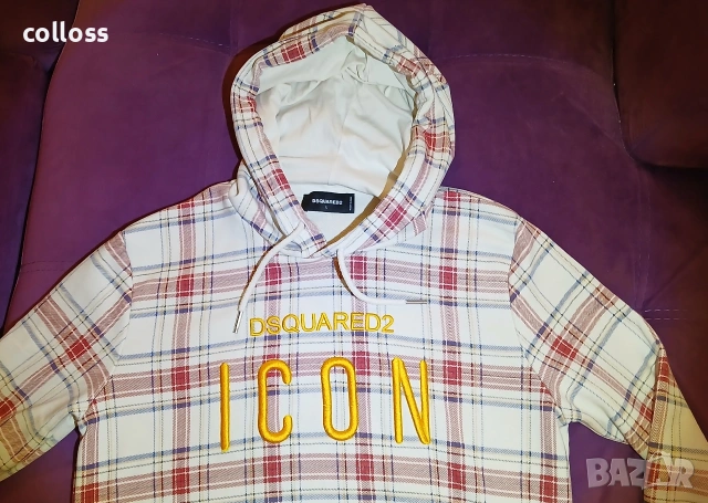 DSQUARED2 - оригинален суичър "L", снимка 6 - Суичъри - 53865681