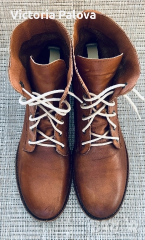 Боти MUSTANG естествена кожа, снимка 9 - Дамски боти - 51463504