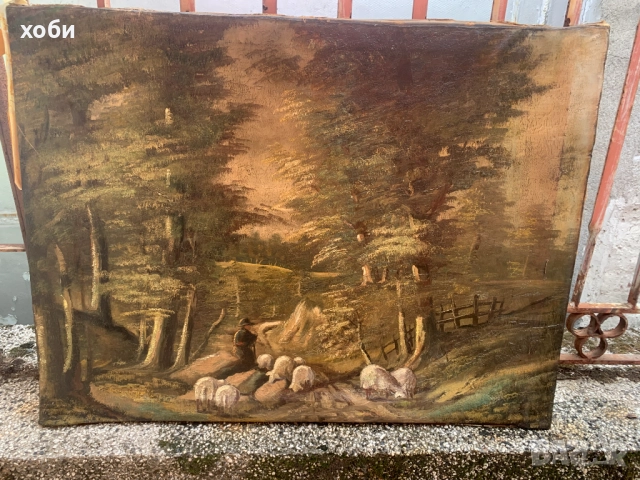 стара картина , снимка 2 - Картини - 51635073